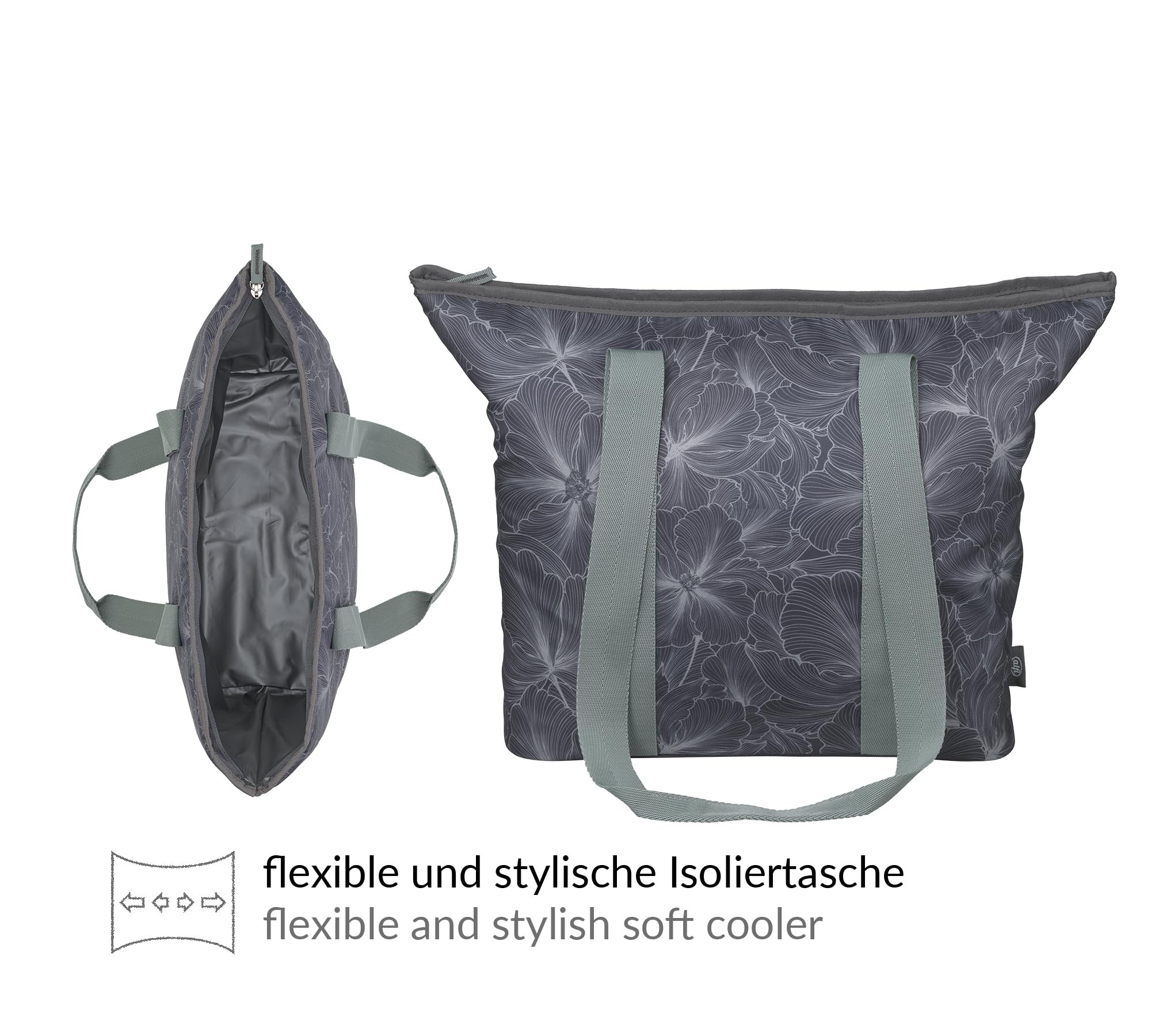 alfi-iso-shopper-k-hltasche-17-liter-isolierte-thermo-einkaufstasche-floral-aus- image 3