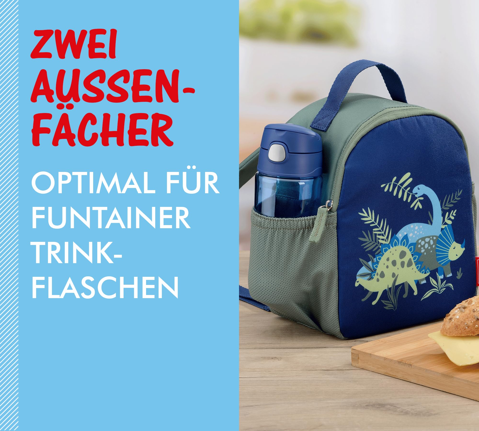 thermos-kinder-lunchtasche-4-l-isoliert-dinosaurier-gr-n-blau-kinderrucksack-mit image 5