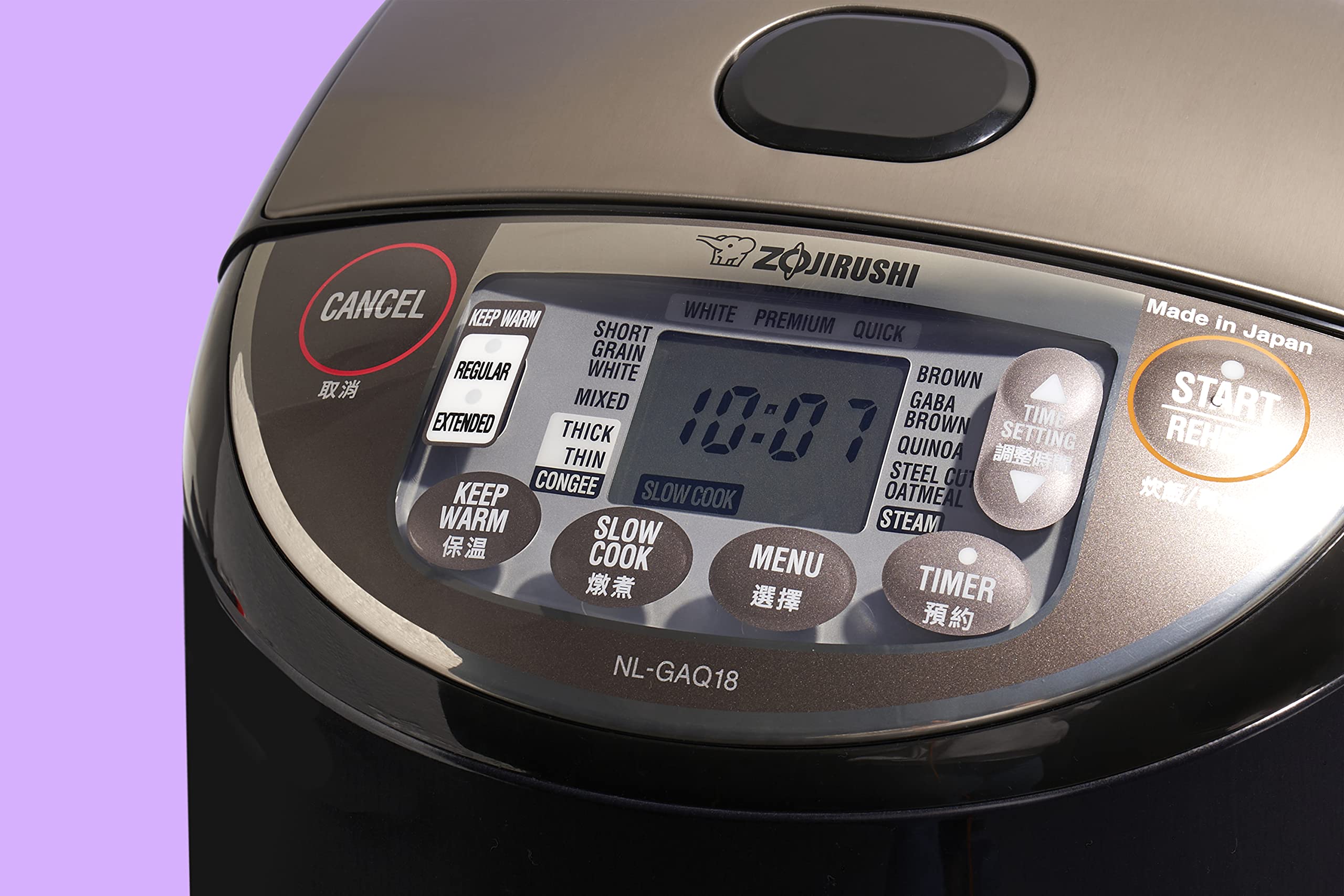 zojirushi-premium-reiskocher-nl-gaq18-1-8-l-10-cups-fuzzy-logic-11-kochmodi-warm image 3