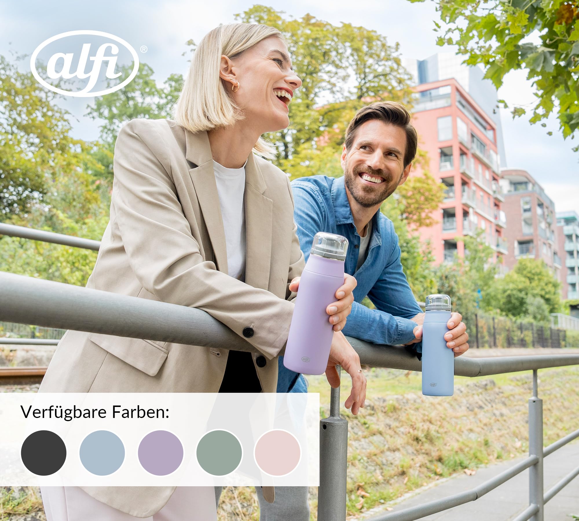 alfi-element-bottle-600-ml-trinkflasche-edelstahl-schwarz-matt-dicht-mit-drehver image 2