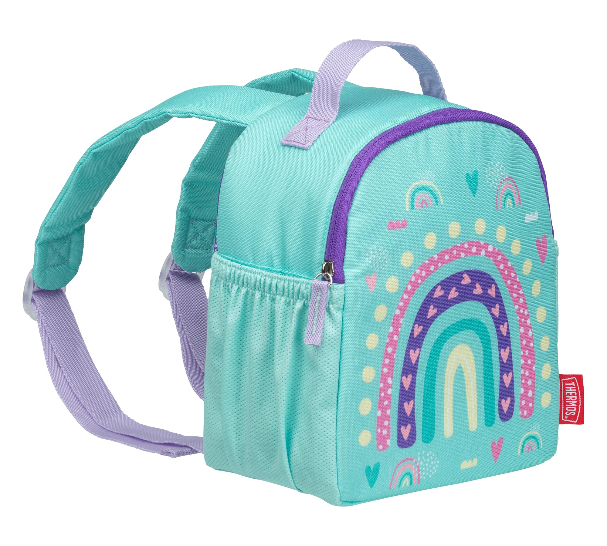 thermos-kinder-lunchtasche-4-l-isoliert-dinosaurier-gr-n-blau-kinderrucksack-mit image 8